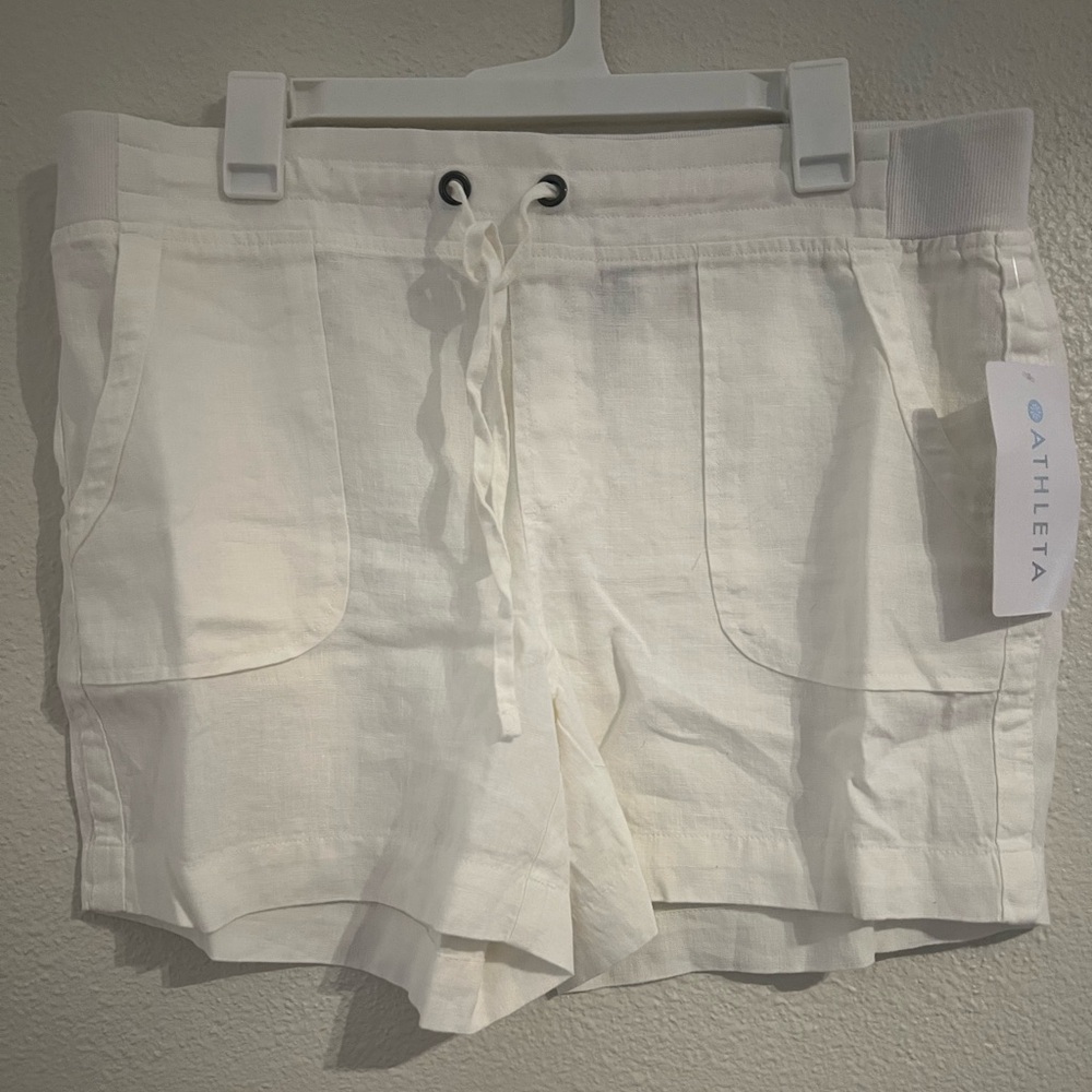 Athleta Women's Cream Athletic Shorts